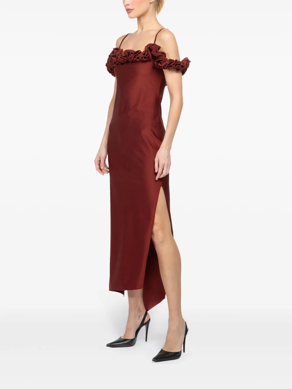 ruffled midi dress Product Image