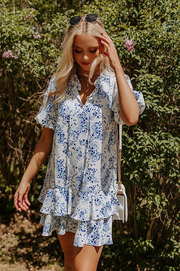 Stealing Hearts Floral Shift Dress Product Image