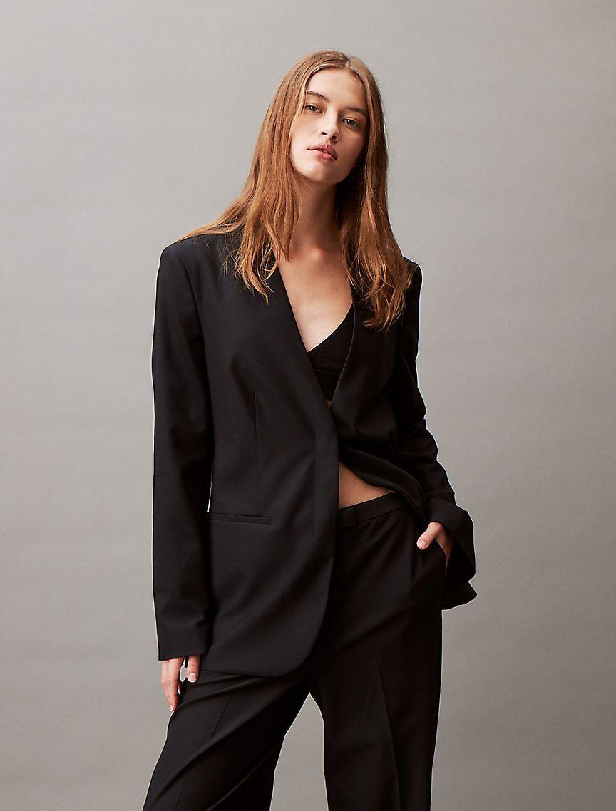 Refined Stretch Wide Leg Trouser Product Image