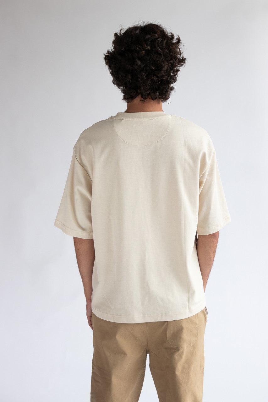 Oversize Cream T-Shirt Product Image