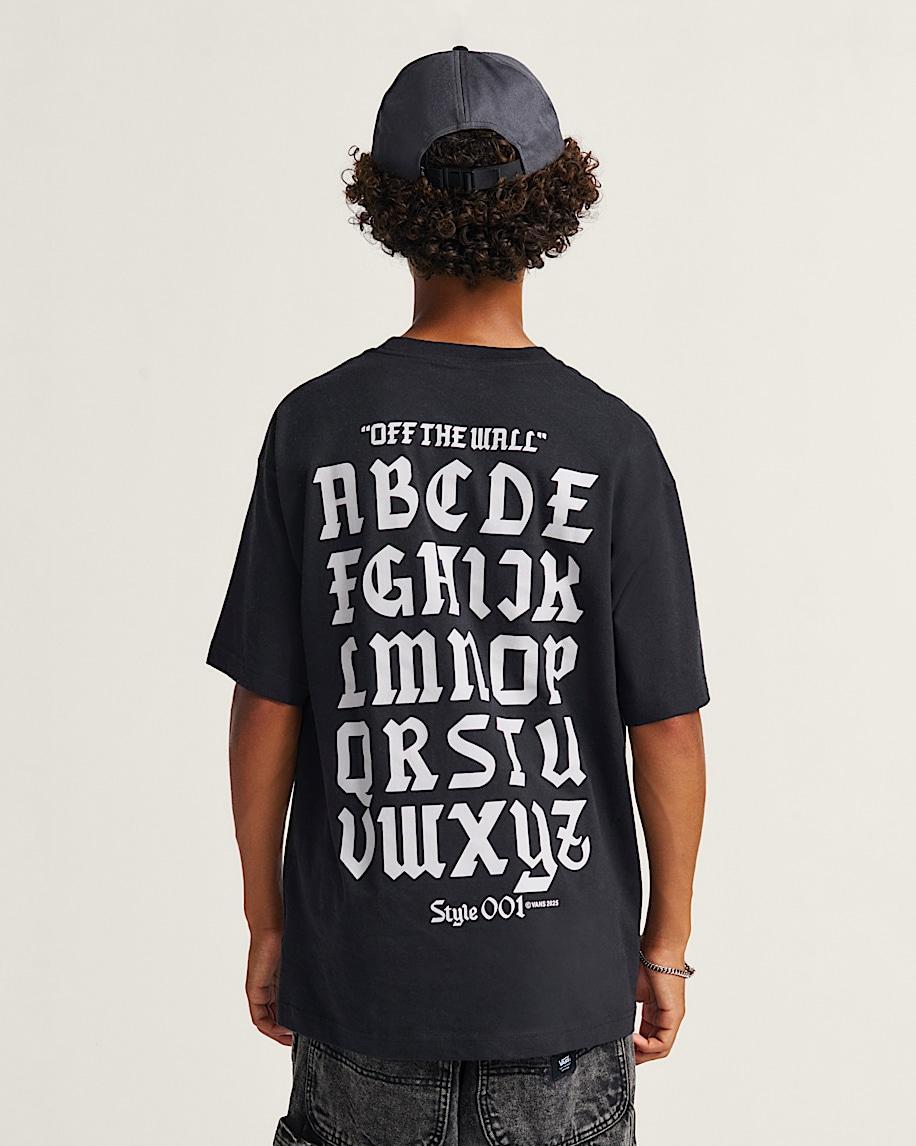 Style 001 T-Shirt in Black| Vans US Product Image