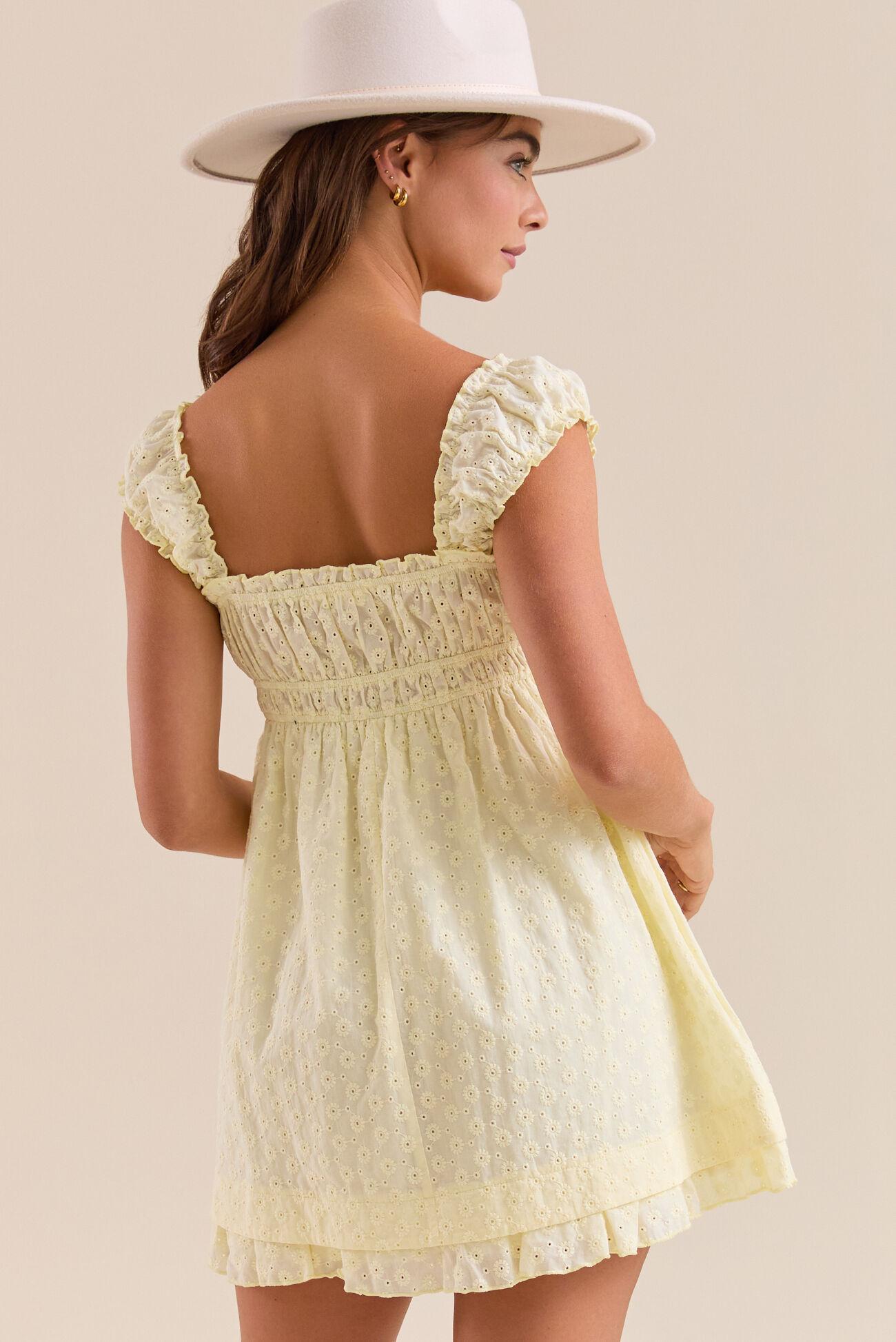 Livie Eyelet Mini Dress Product Image