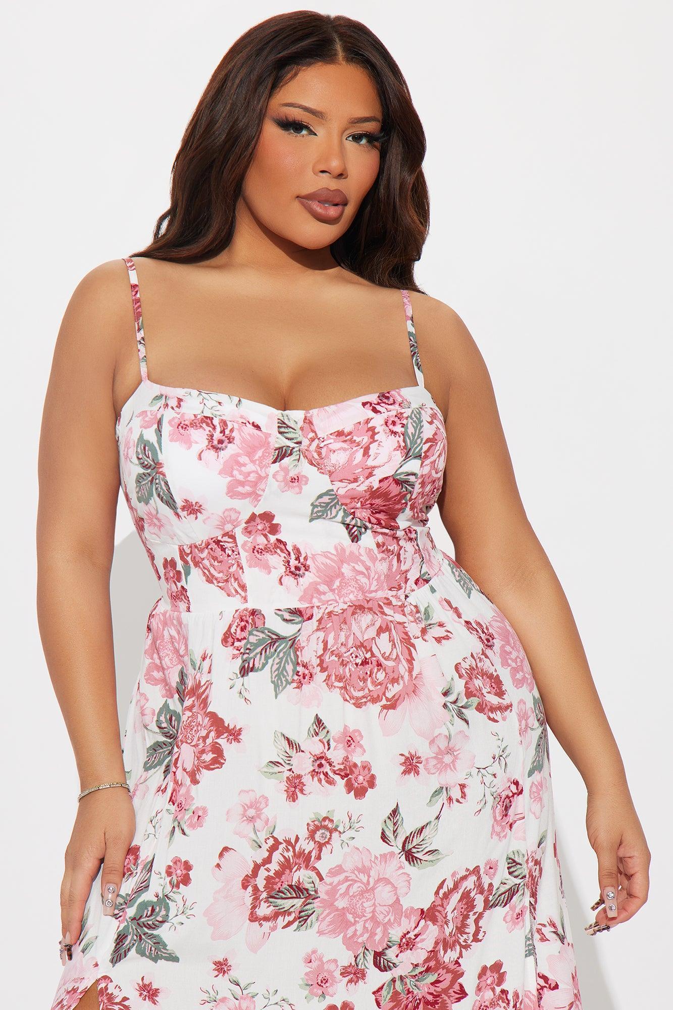 Harriet Floral Maxi Dress - Ivory/combo Product Image