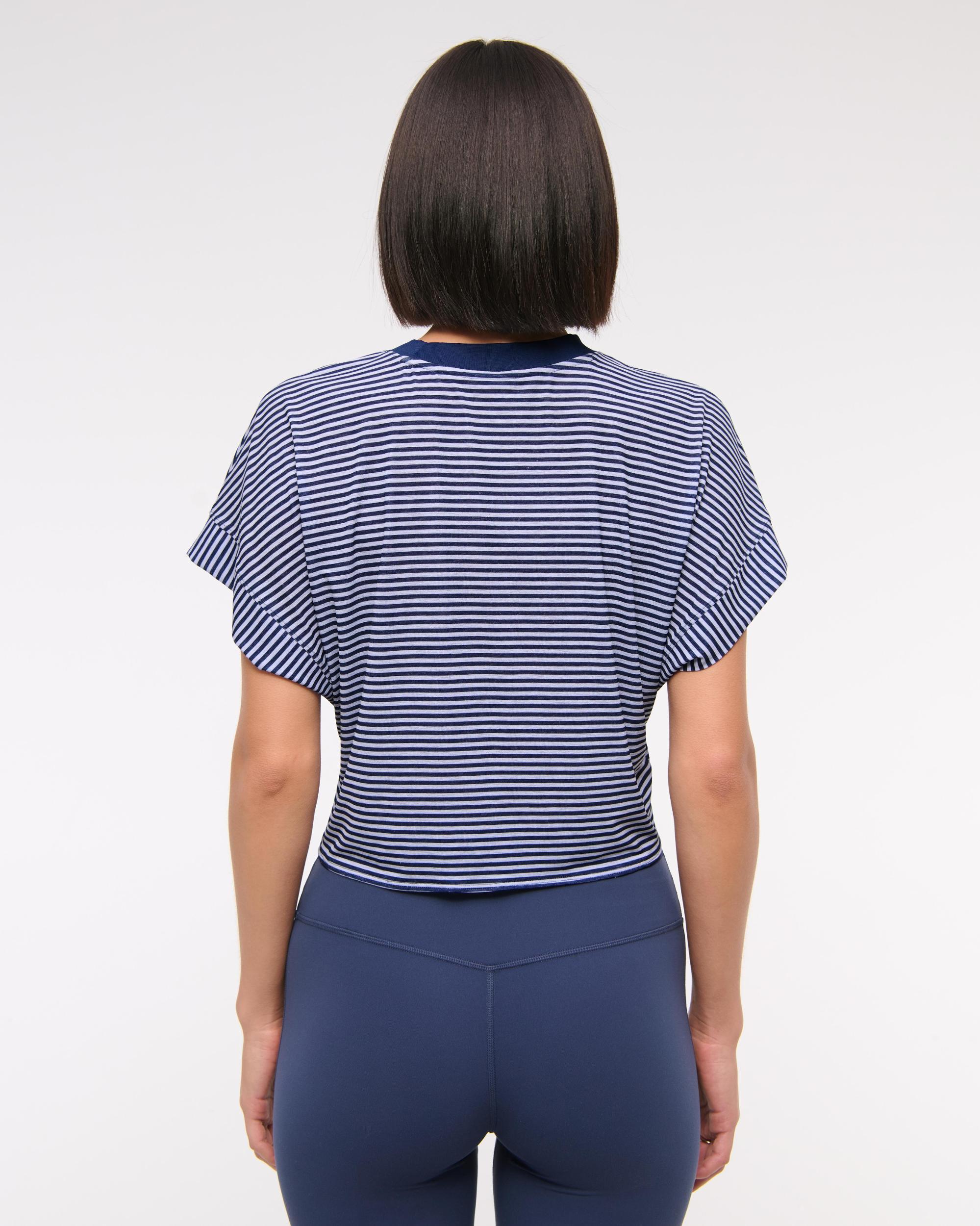 YPB Active Featherweight Tie-Front Tee Product Image