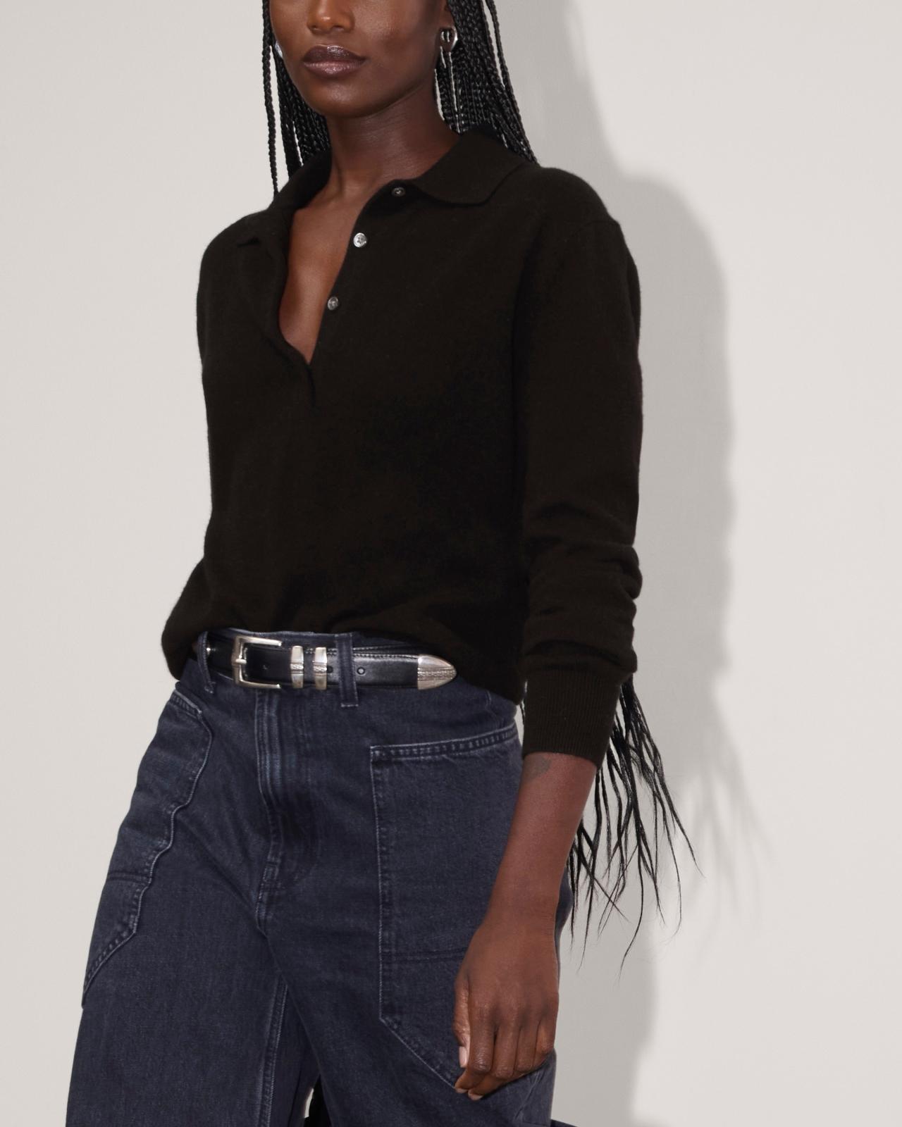 The Classic Polo in Cashmere Product Image