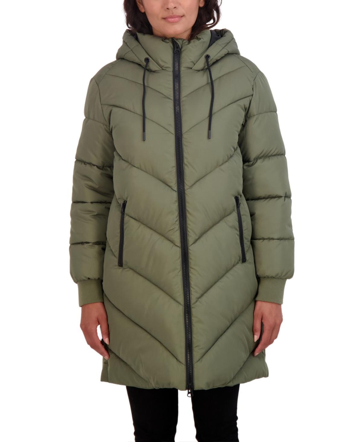 Sebby Juniors 3/4 Puffer Jacket with Hood Product Image
