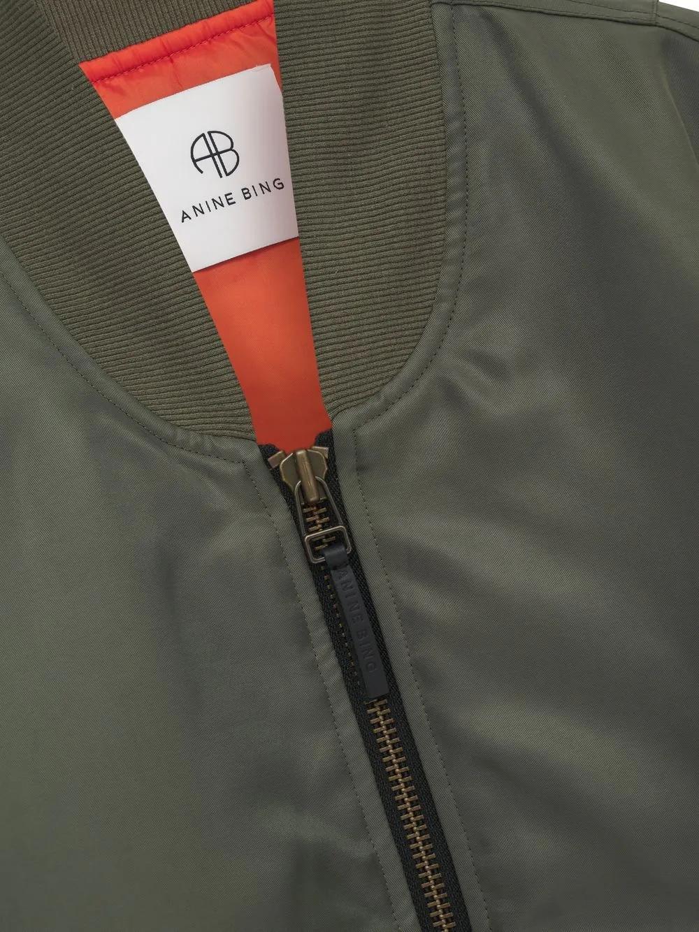 Leon satin bomber jacket Product Image