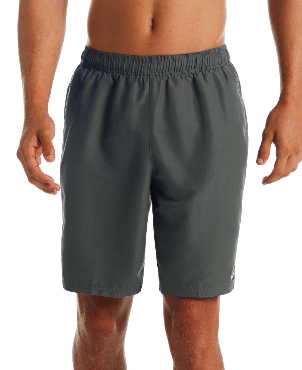 NIKE Men's Essential Lap Solid 9" Swim Trunks In Midnight Navy Product Image