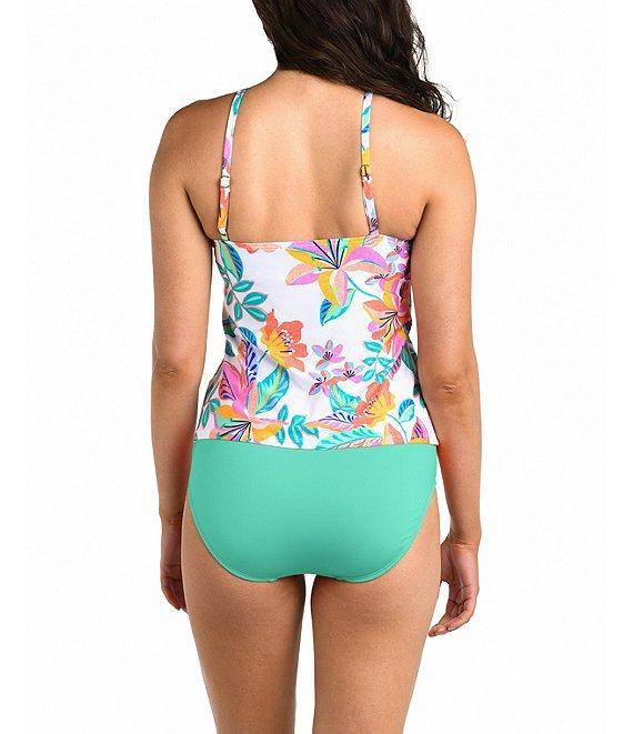 24th & Ocean Solid High Waist Swim Bottom Product Image