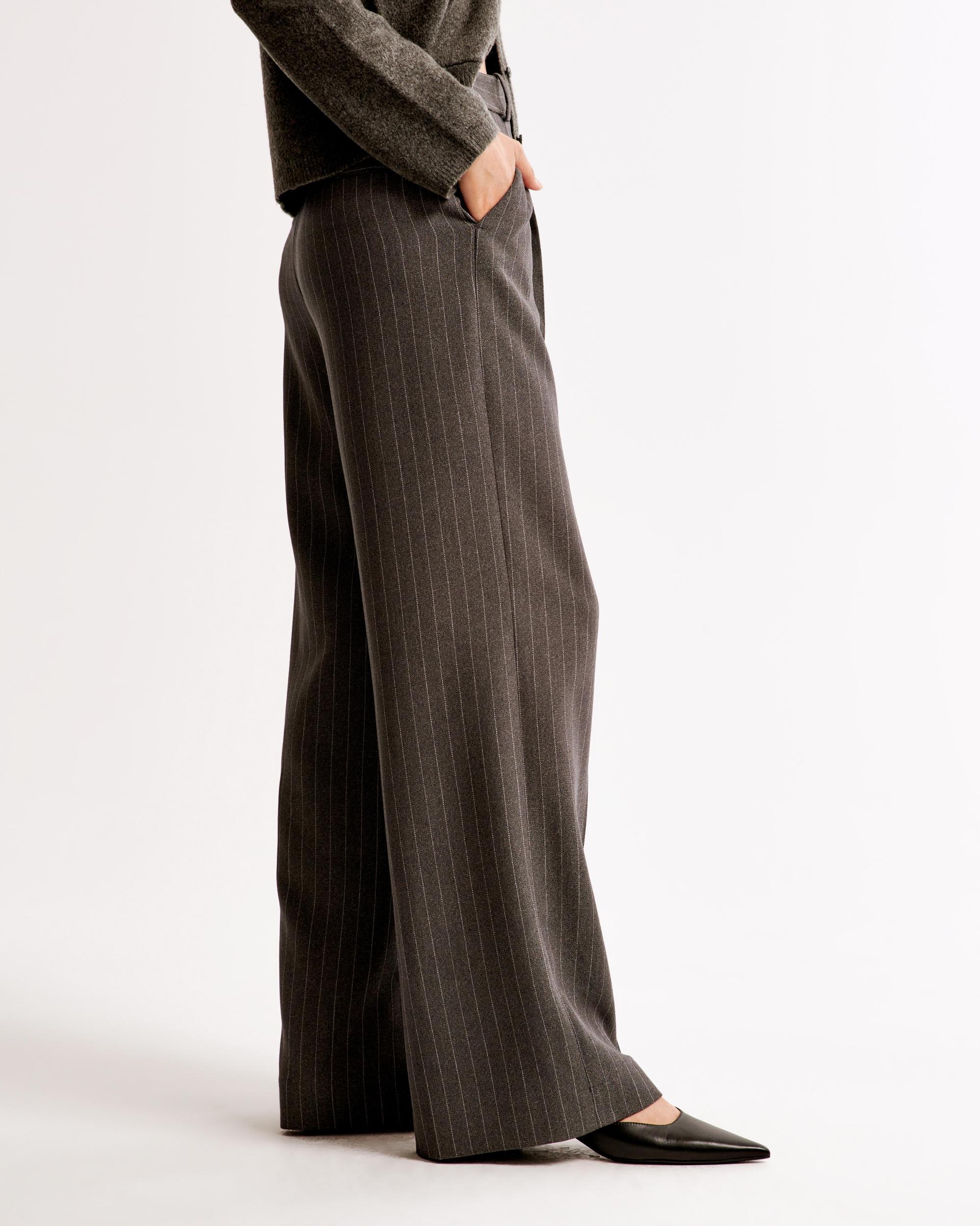 A&F Harper Tailored Ultra Wide Leg Pant Product Image