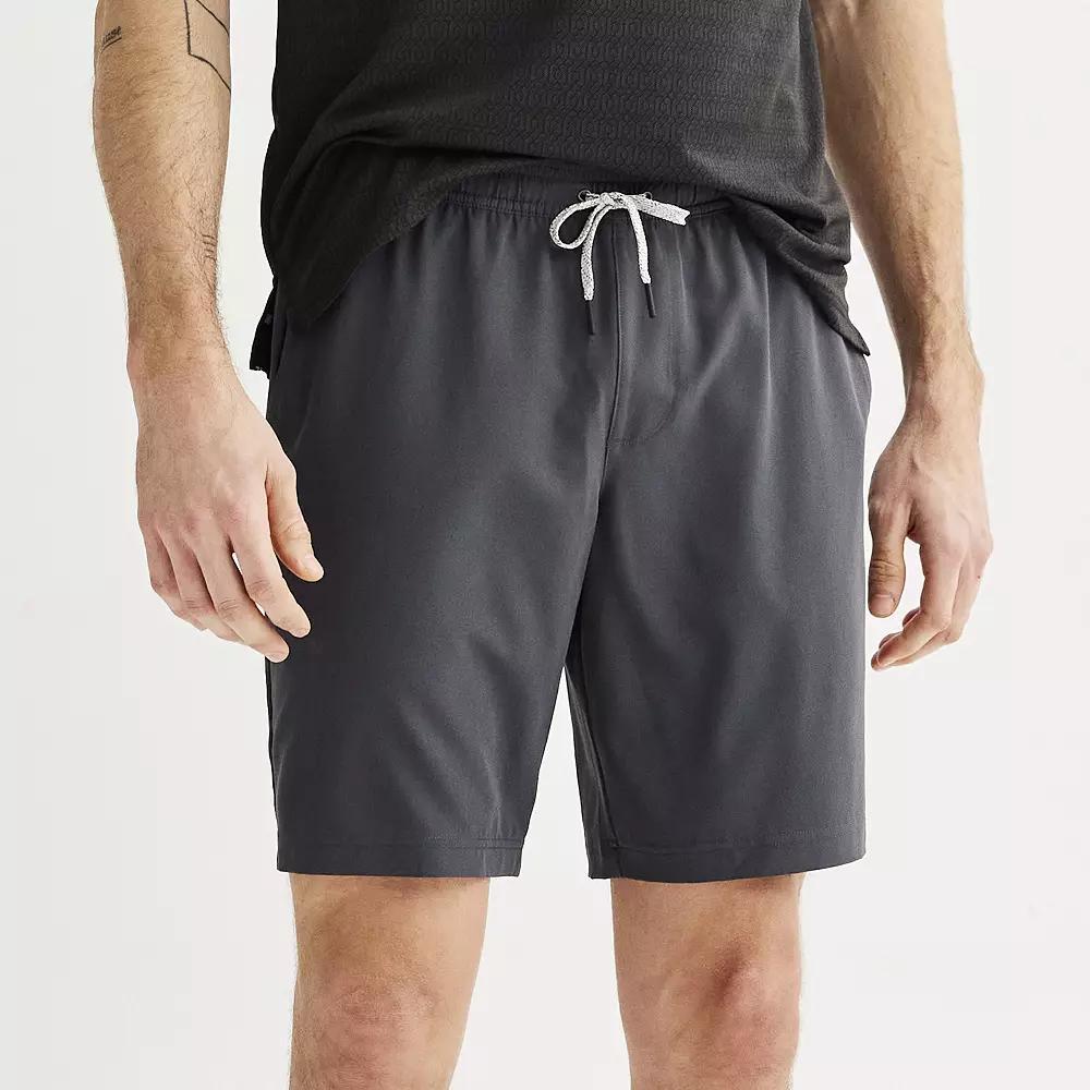 Men's FLX Core Dynamic 9-Inch Stretch Lined Shorts, Size: Small, Mineral Black Product Image