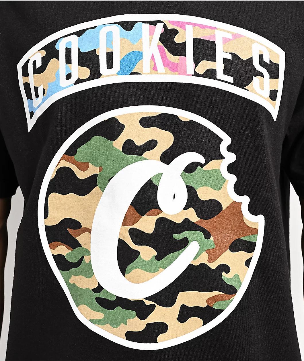 Cookies Smoke Ops Black T-Shirt Product Image