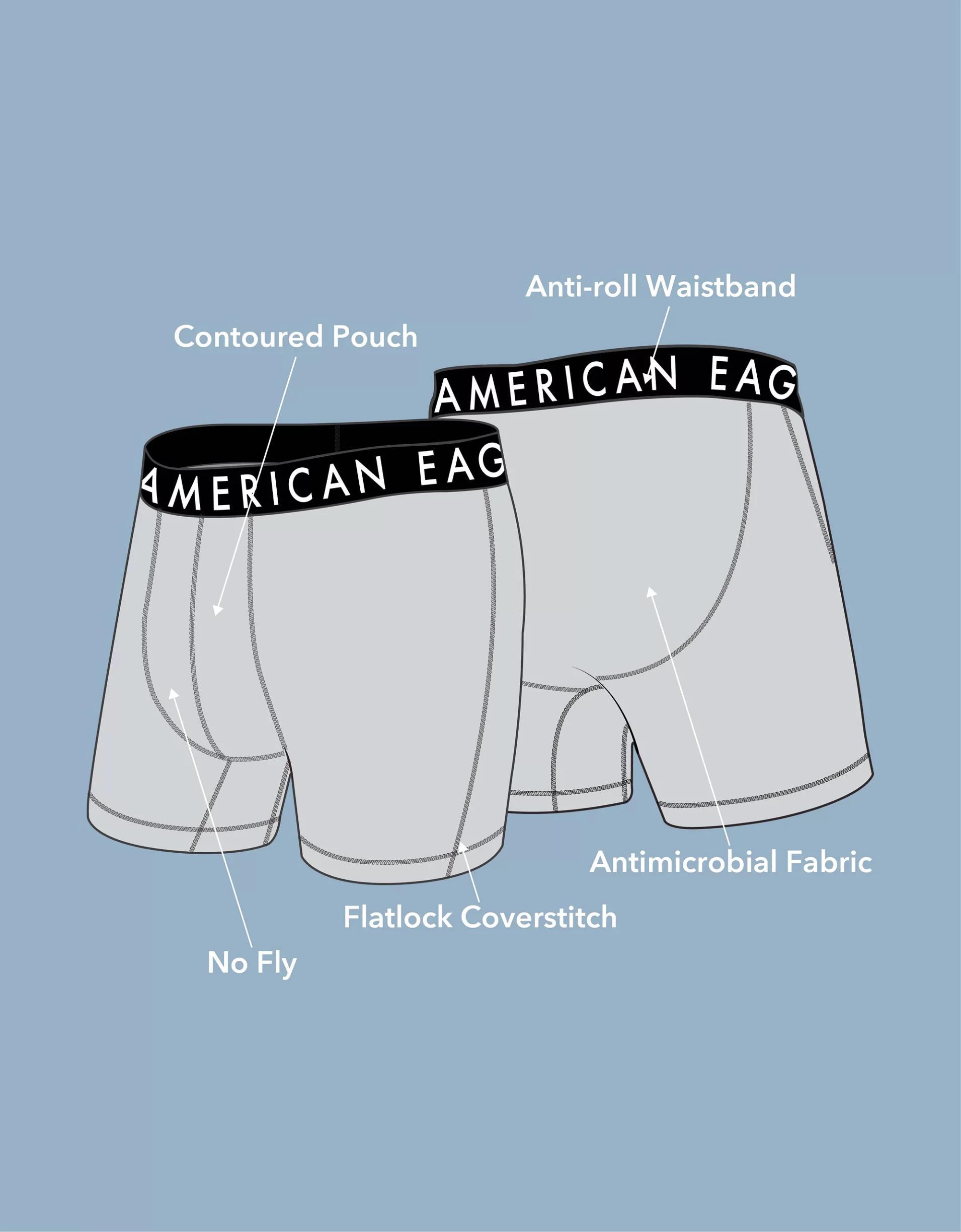 AEO Men's 6" Flex Boxer Brief 5-Pack Product Image