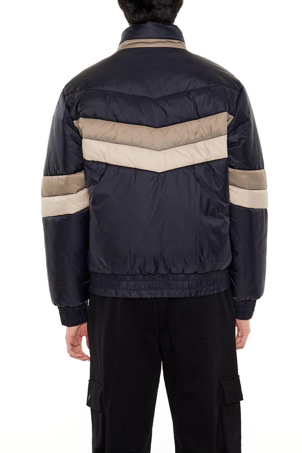 Colorblock Funnel Neck Puffer Jacket | Forever 21 Product Image