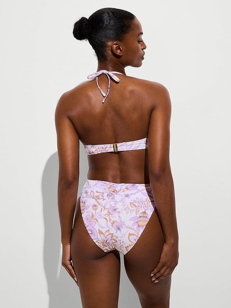 Essential Cinched High-Waist Bikini Bottom Product Image