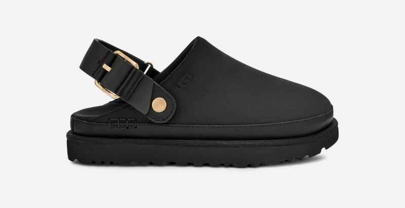 UGG Womens Goldenstar Villa Clog Nubuck Shoes Product Image