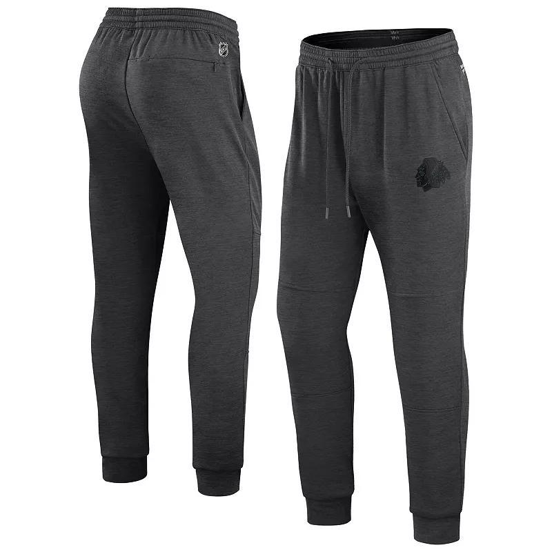 Men's Fanatics Branded Heather Navy Washington Capitals Authentic Pro Road Jogger Sweatpants, Size: Small, Blue Product Image
