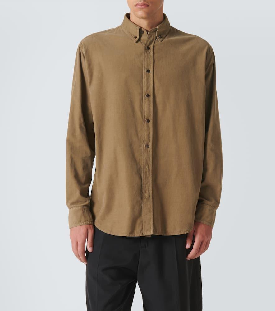 THE ROW Ruskin Cotton Shirt In Khaki Product Image