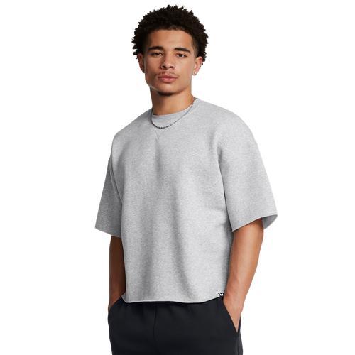 Under Armour Mens Under Armour Icon Fleece Short Sleeve Crew - Mens Product Image