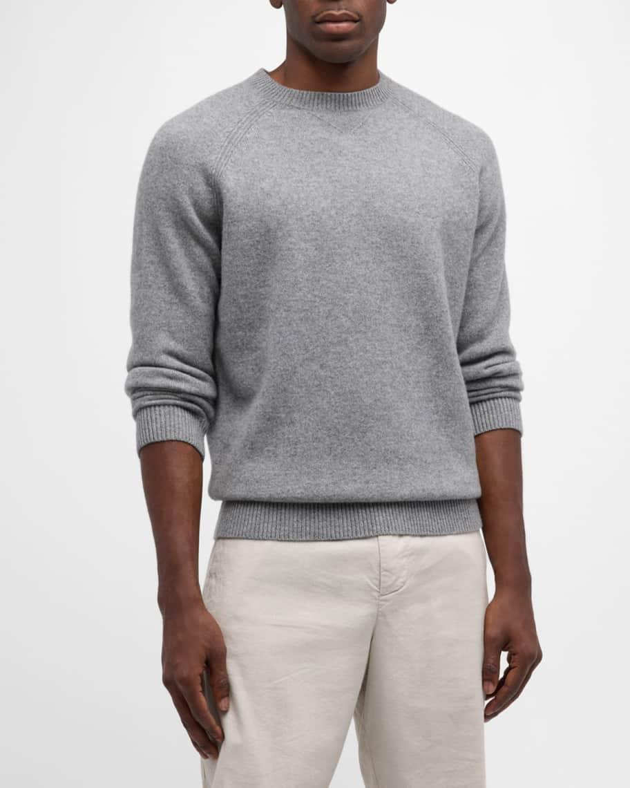 Mens Briard Wool and Cashmere Crewneck Sweater Product Image