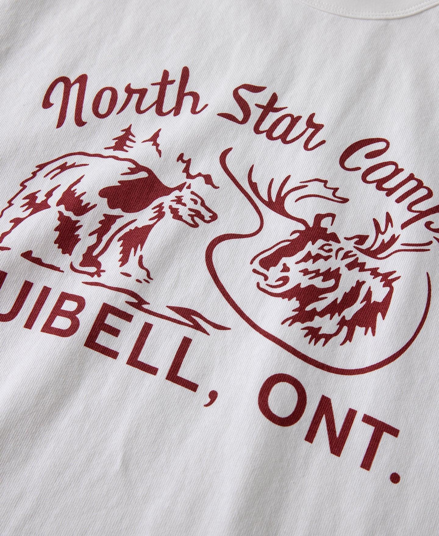 North Star Camp Graphic Jersey T-Shirt - White Product Image
