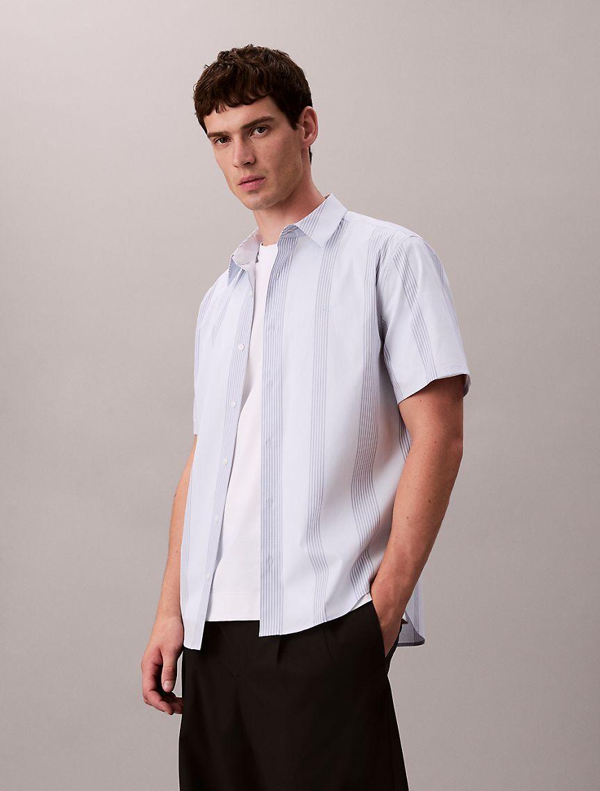 Yarn-Dyed Stripe Stretch Classic Shirt Product Image