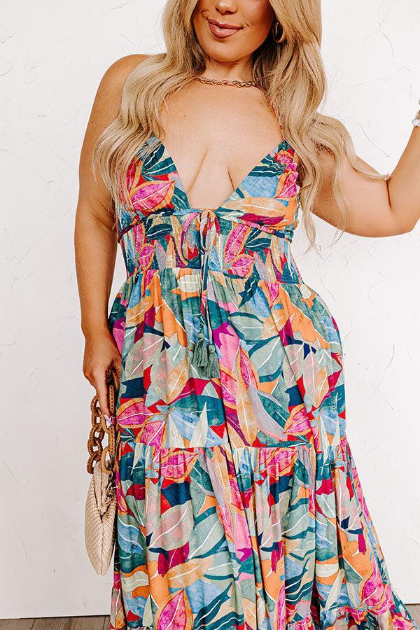 Tropical Fizz Maxi Dress Curves Product Image