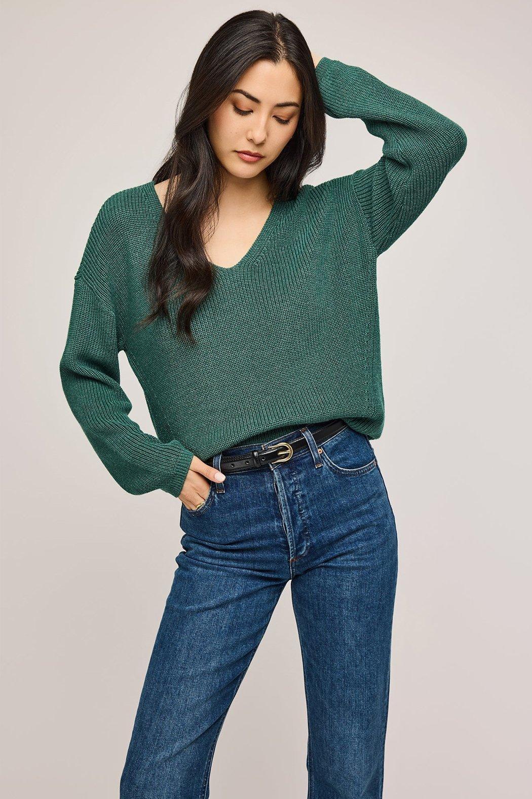 Tucker V-Neck Sweater Product Image