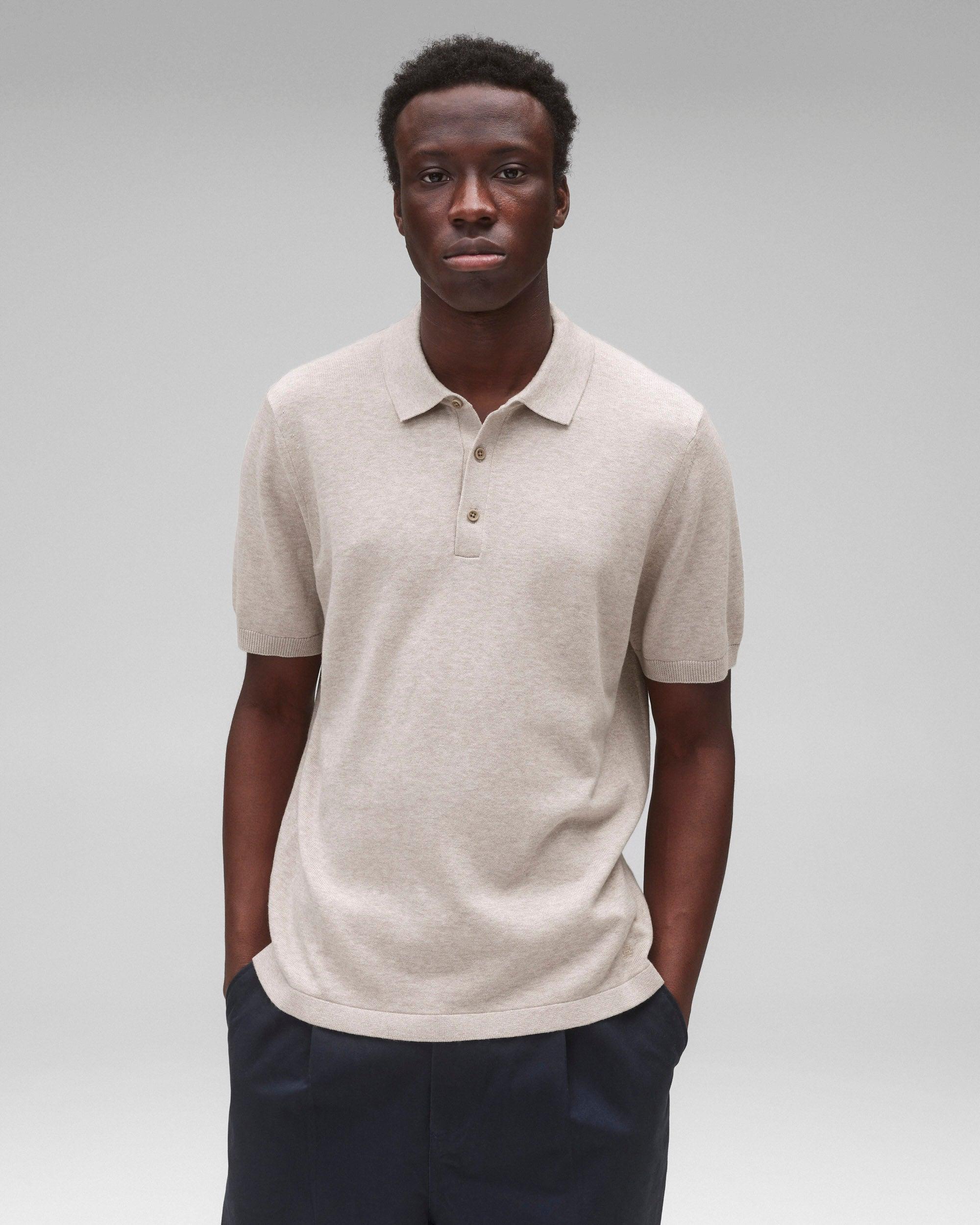 Cotton Cashmere Riviera Polo Male Product Image