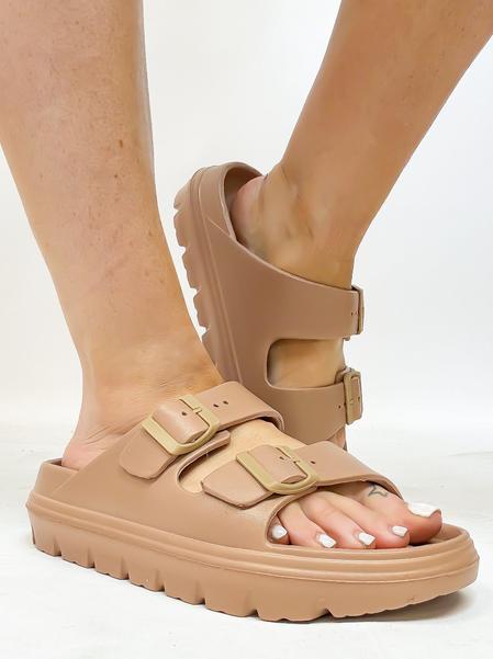 Corky Footwear Cabana Sandal (Tan) Product Image