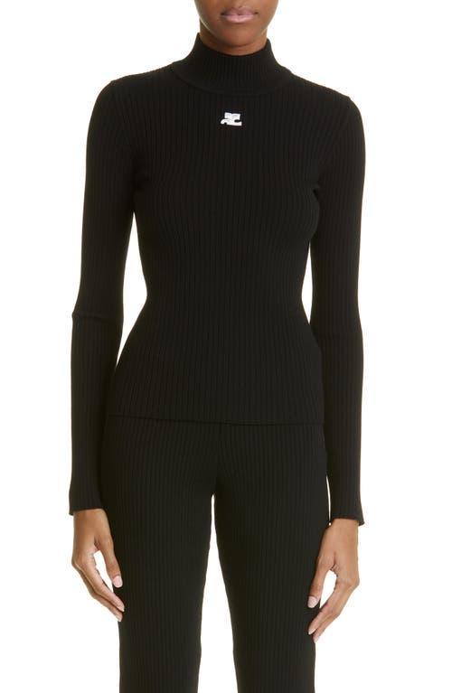 Womens Re-Edition Rib-Knit Turtleneck Top Product Image