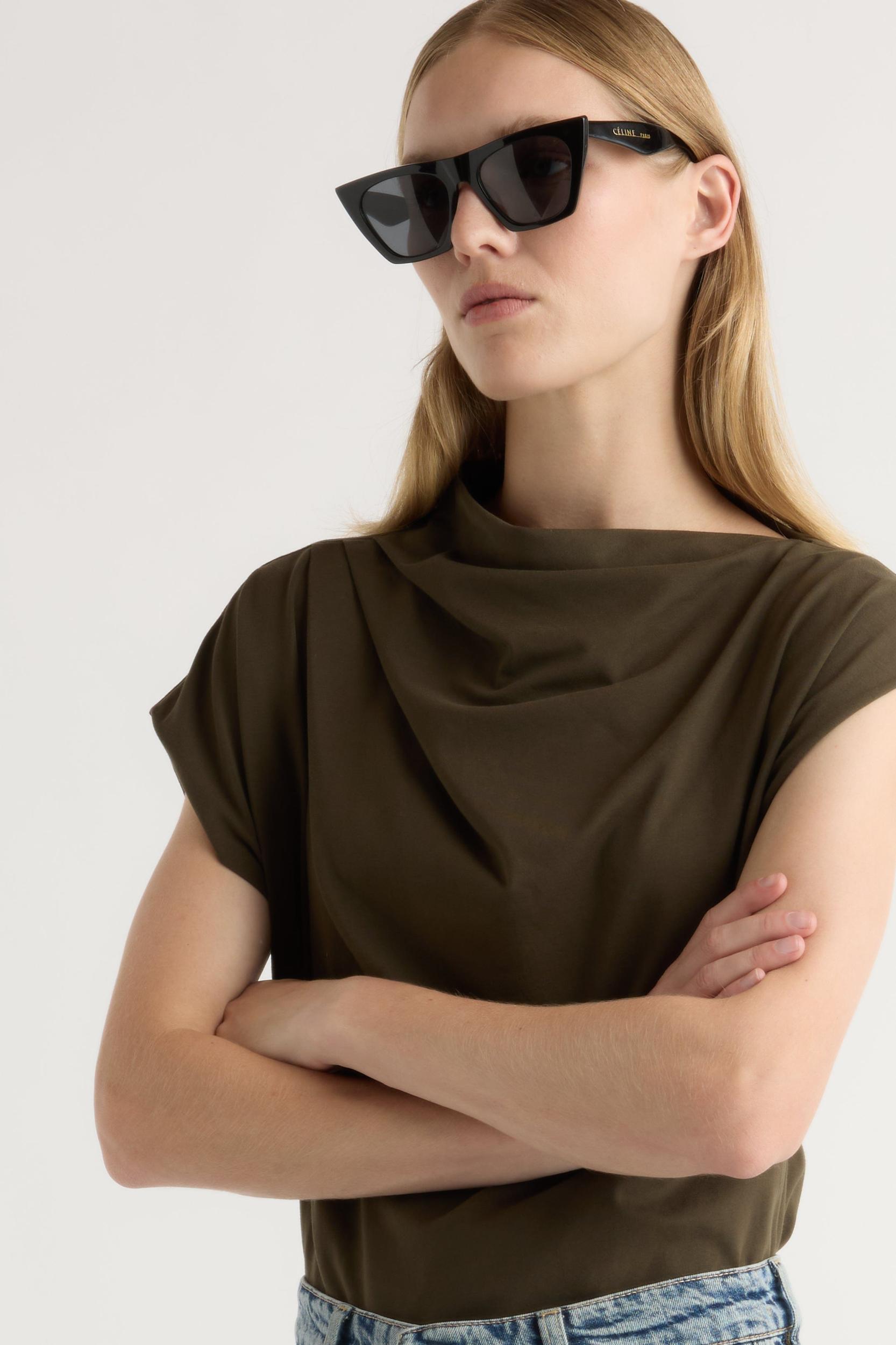 Kenny Asymmetric-Neck Tee Product Image