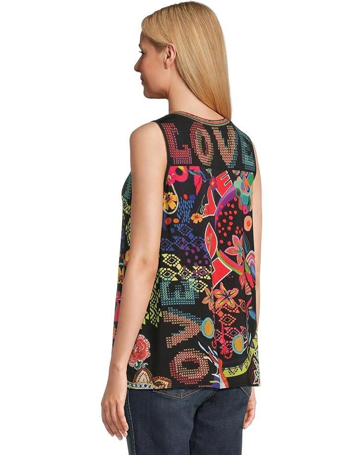 Women's Johnny Was The Janie Favorite Henley Swing Tank- Jenny Product Image