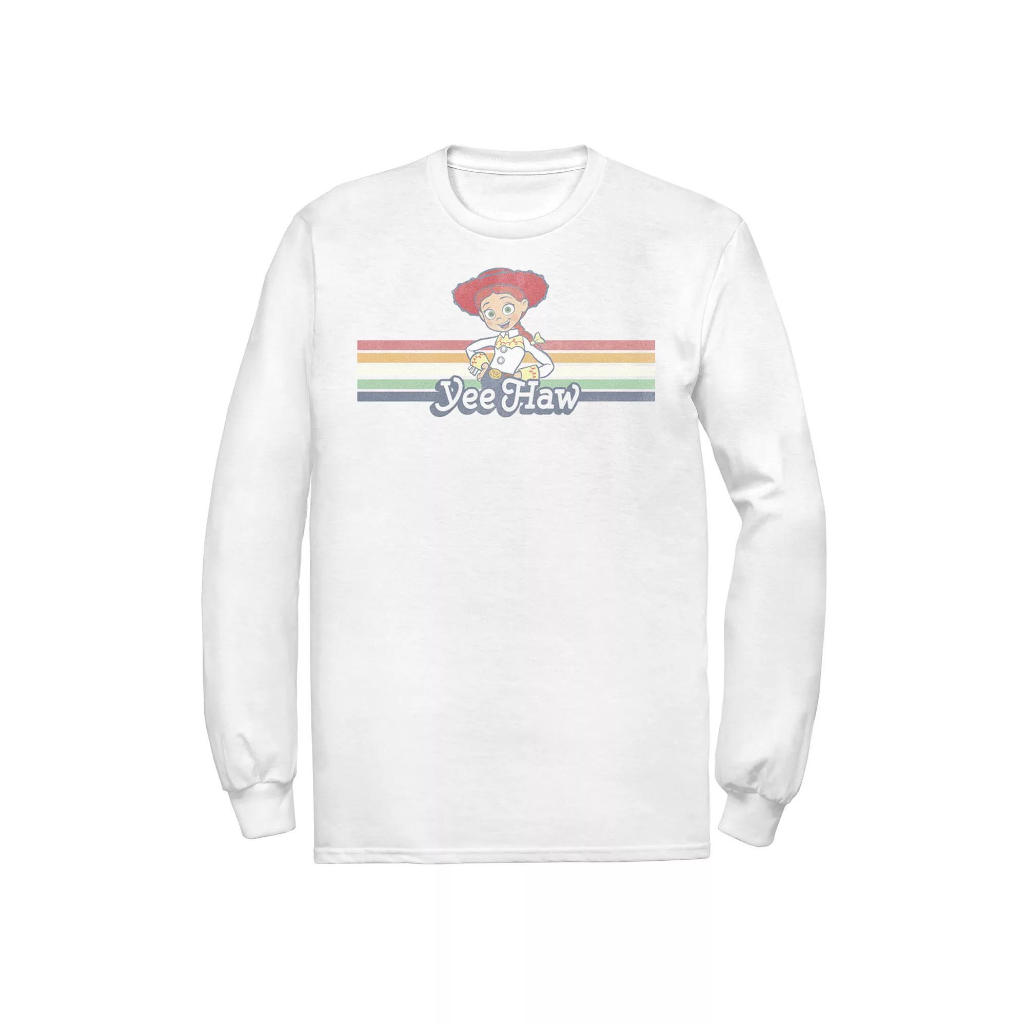 Men's Disney/Pixar Toy Story Jessie Cowgirl Yee Haw Tee, Size: XXL, White Product Image