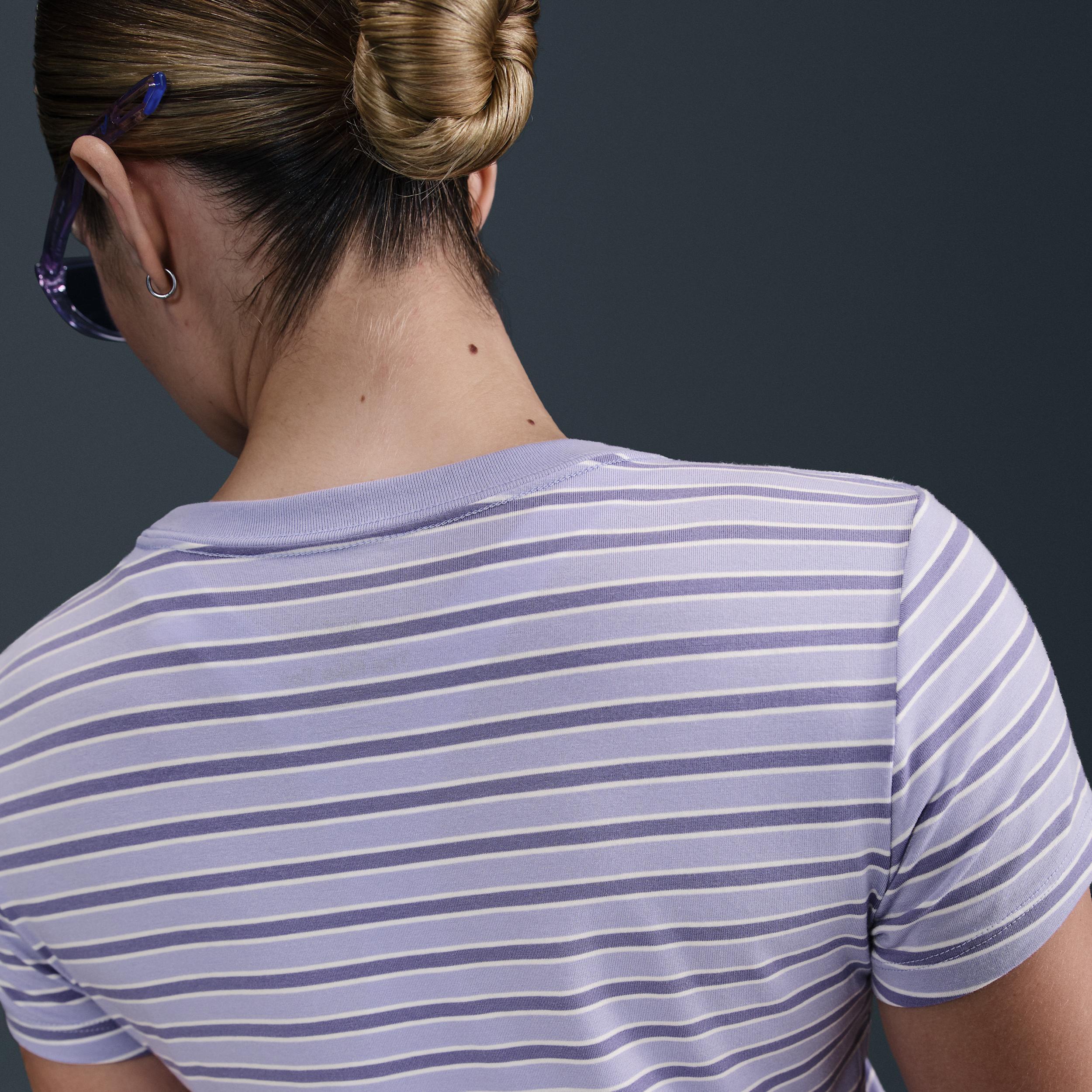 Women's Nike Sportswear Chill Knit Slim Striped T-Shirt Product Image