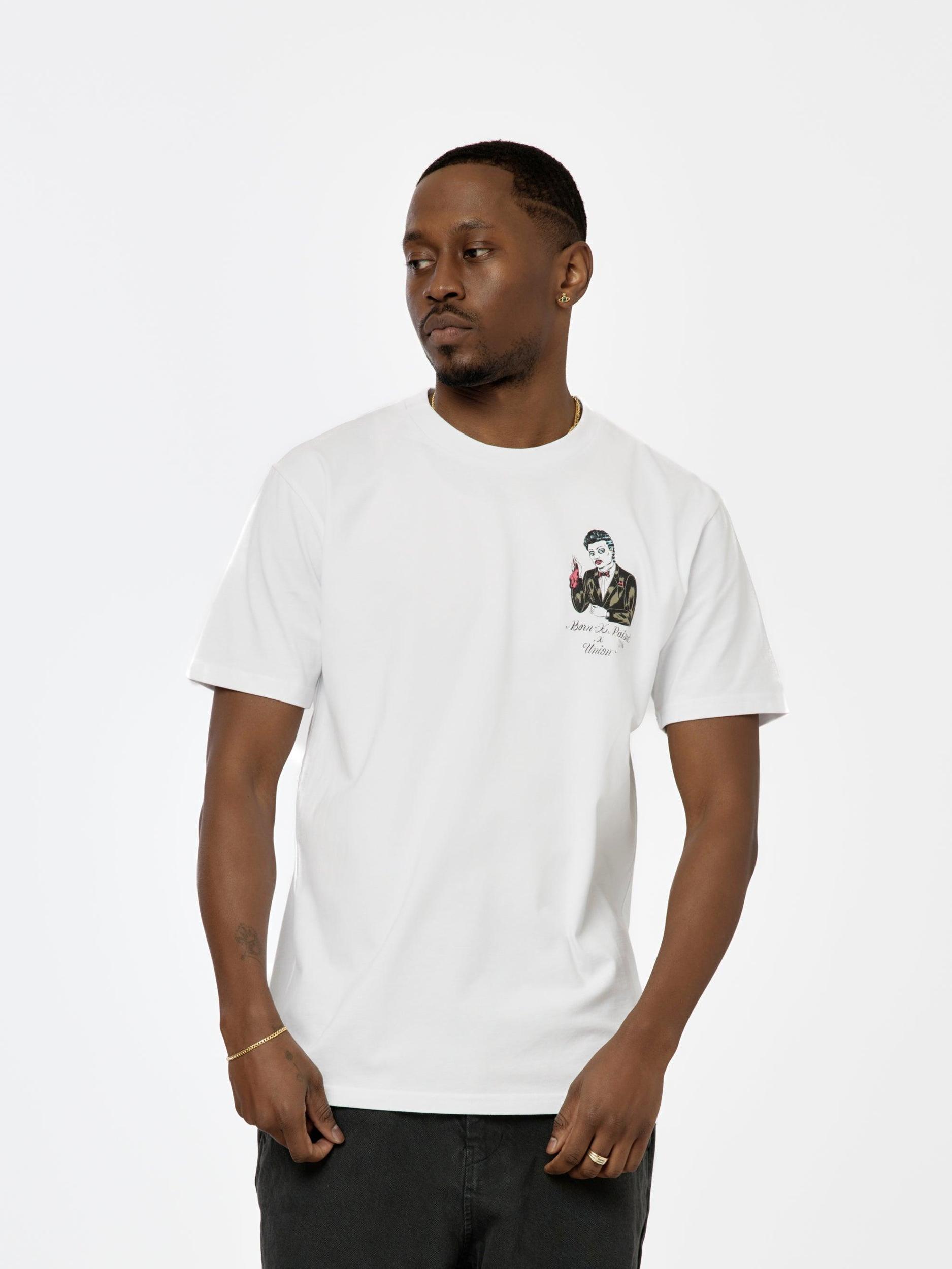 BXR + UNION GENTS OF DESIRE LARRY TEE (White) Product Image