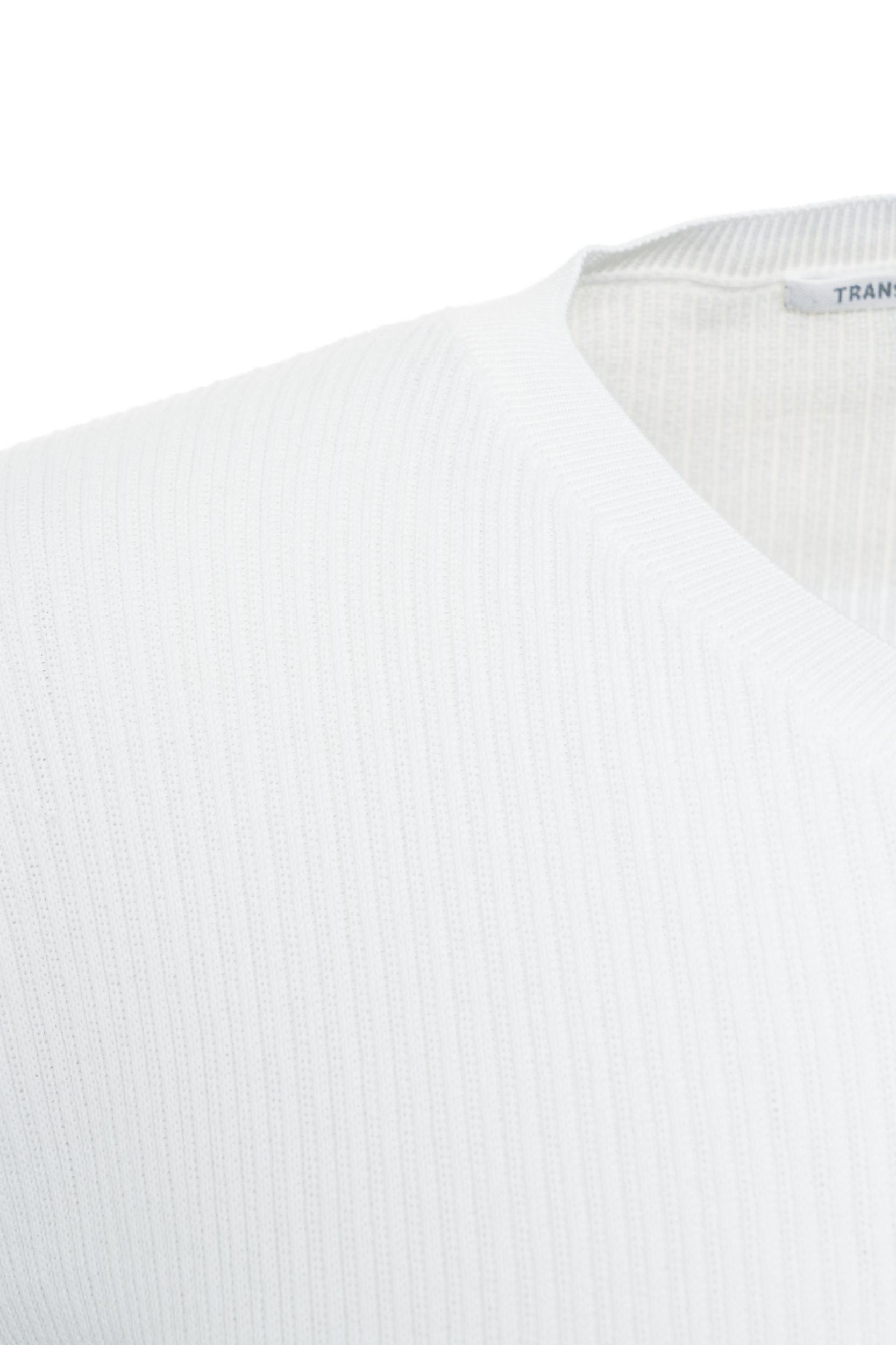 Ribbed knit t-shirt Product Image