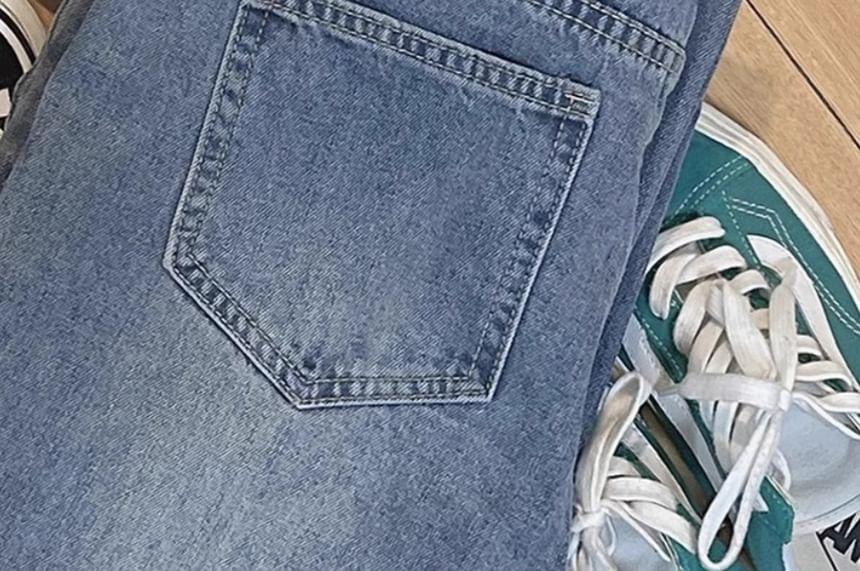 High Rise Slim-Fit Jeans Product Image
