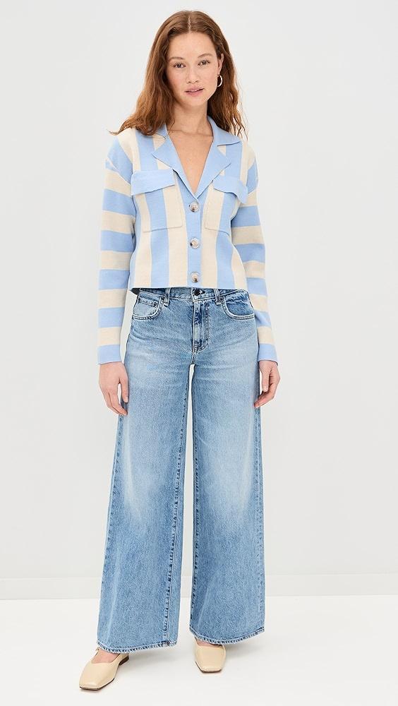 Line & Dot Bradley Striped Cardigan | Shopbop Product Image