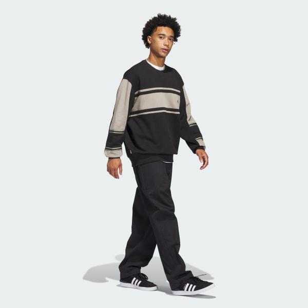 adidas Skateboarding Classic Crewneck Sweater (Gender Neutral) Black L Unisex Product Image