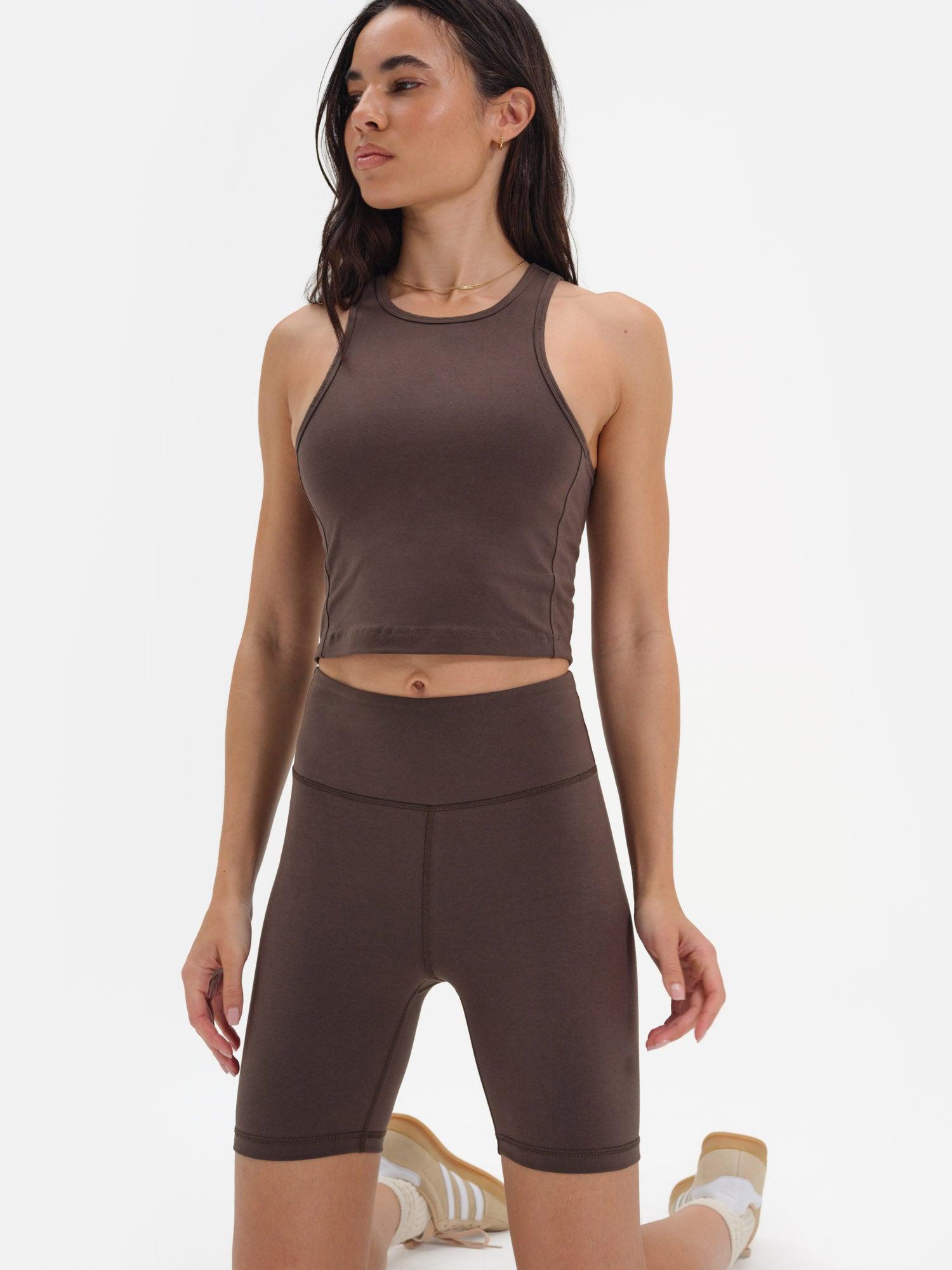 Organic Stretch High Neck Tank Female Product Image