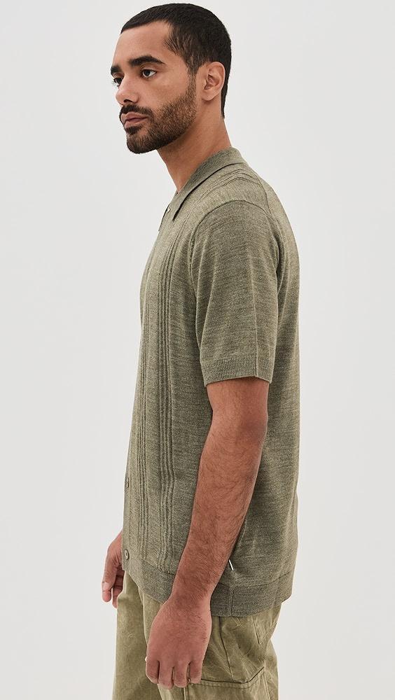NN07 Thor Button Down Sweater Polo | Shopbop Product Image