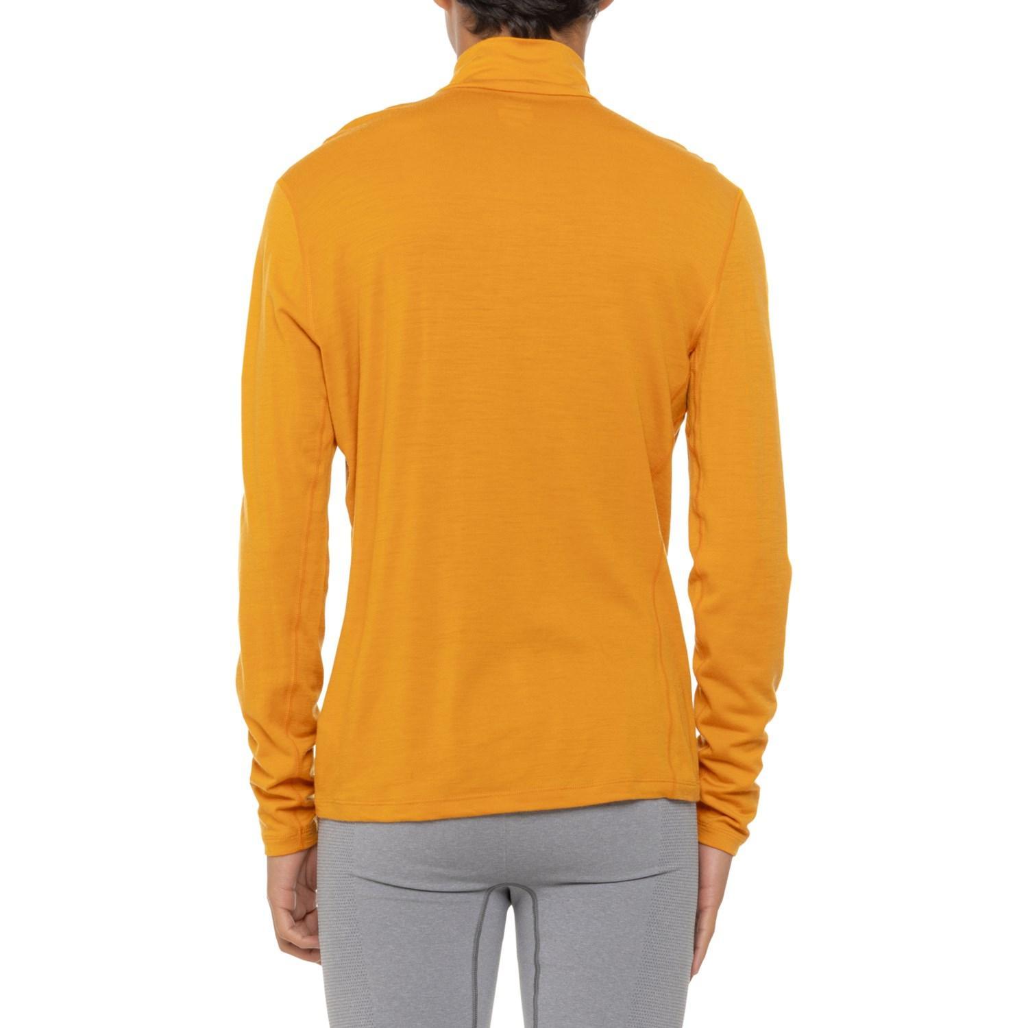 Icebreaker BodyFit 200 Oasis Crewe Base Layer Top - Merino Wool, Zip Neck, Long Sleeve Product Image