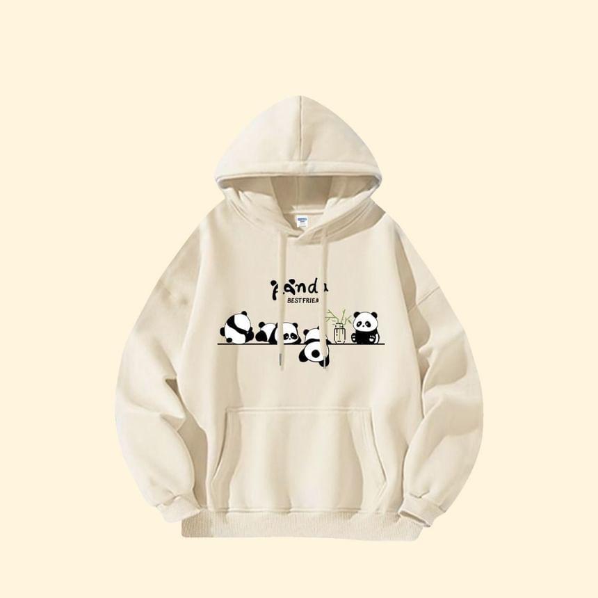 Couple Matching Cartoon Print Hoodie Product Image