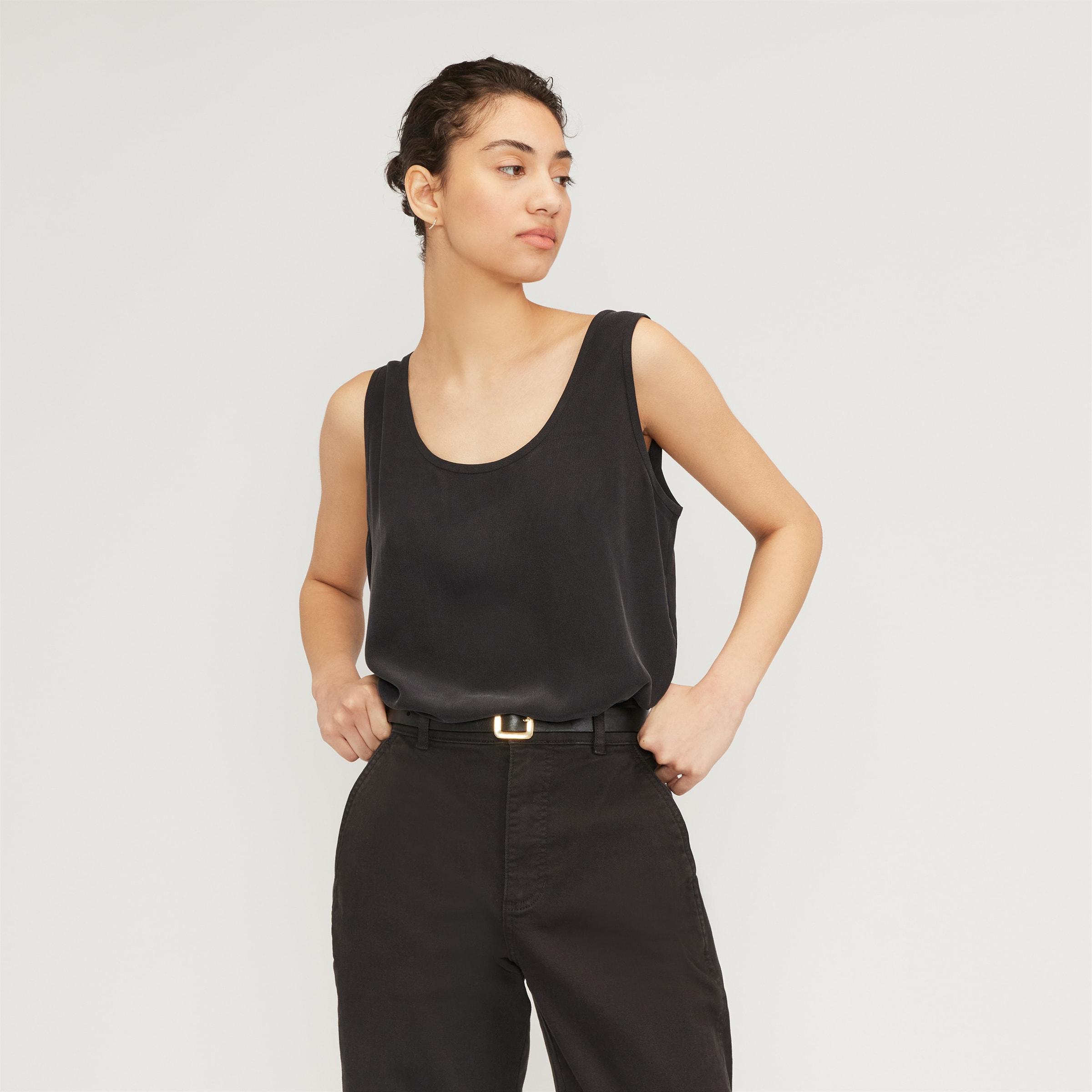Womens Scoop Tank in Washable Silk by Everlane Product Image
