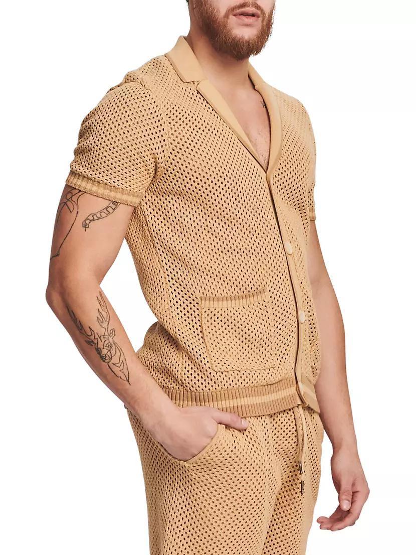 Michael Crochet Cardigan Product Image