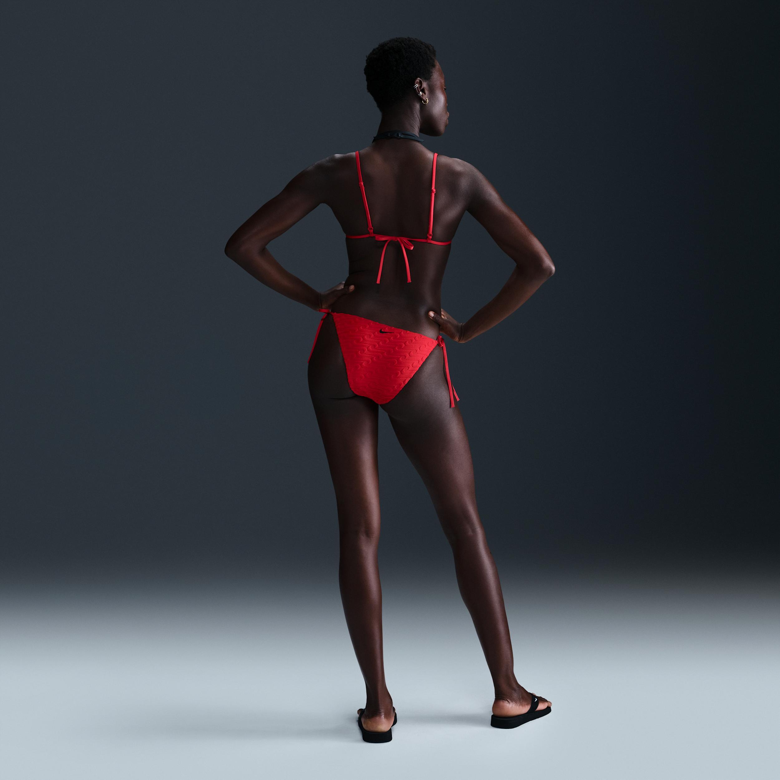 Nike Women's Swim Swoosh Link Terry Triangle Bikini Top Product Image