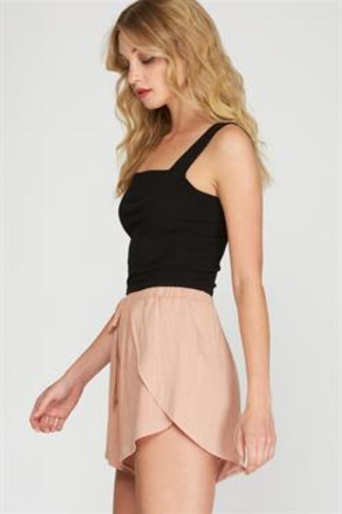 Linen Wrap Shorts Product Image