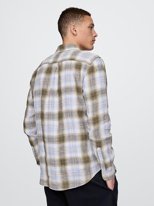 100% Linen Classic Shirt Product Image