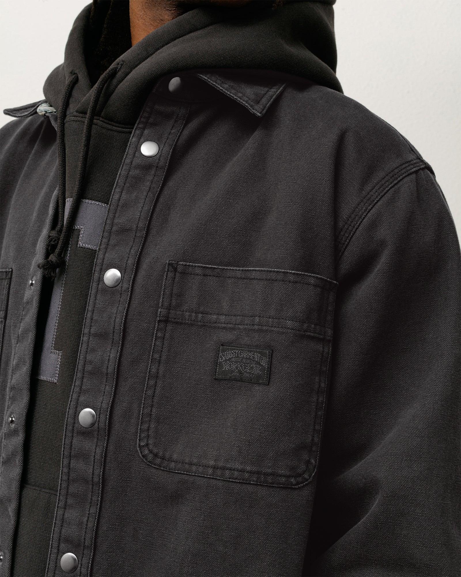 HEAVY WASHED CANVAS SHIRT Male Product Image